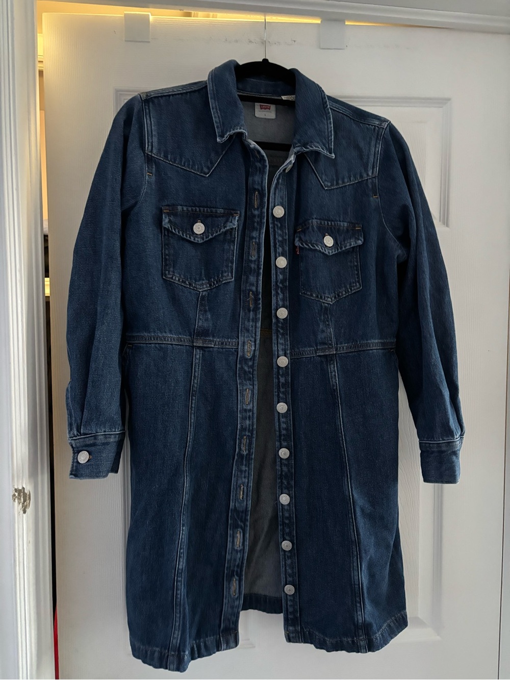 Levi's Indigo Blue Longline Denim Dress